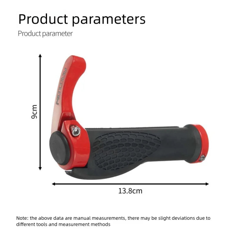 Ergonomic MTB Bike Bar Ends – Aluminum Alloy Cow Horn Grips Bike Bar Ends Axl