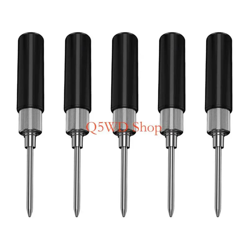 5-Pack Multimeter Test Probes – 2mm Tips, 4mm Banana Connectors Multimeter Test Probes Axl Short Black CN