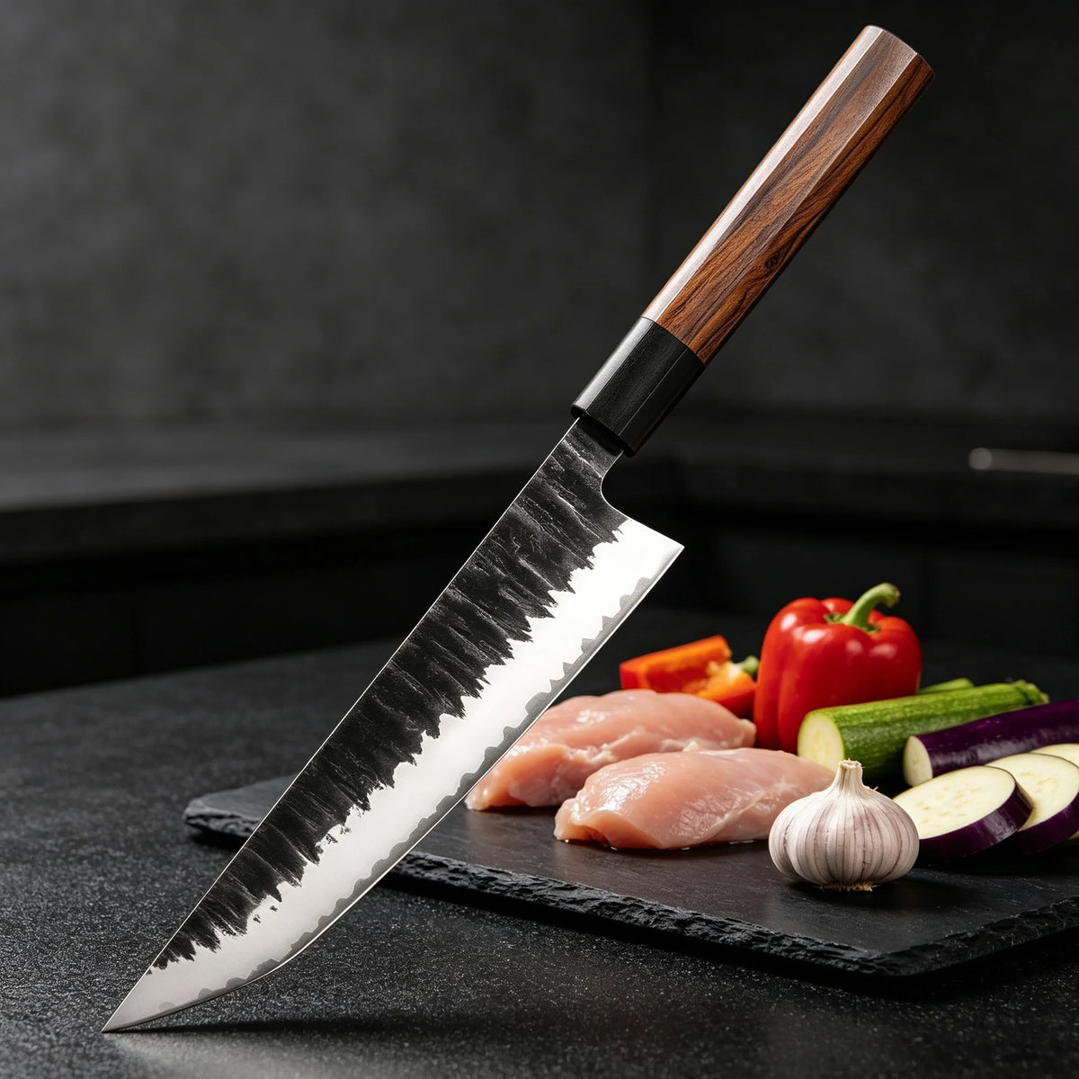 Professional Stainless Steel Kitchen Knife – Meat & Veg Slicer Kitchen Knife Axl Kitchen Utensil
