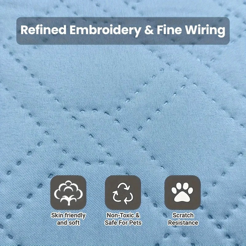 Ice Silk Dog Cooling Mat – Washable Breathable Pet Cooling Pad Pet Cooling Mat Axl
