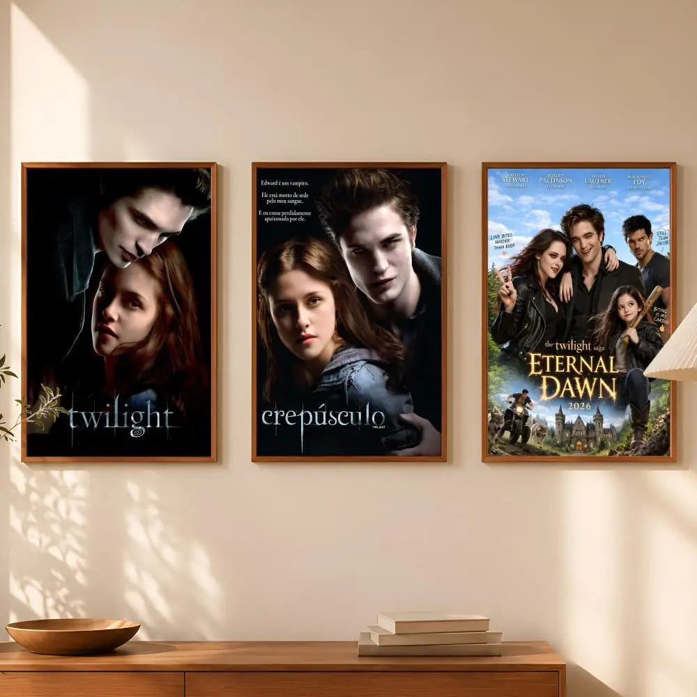 Twilight Movie HD PVC Wall Art Poster – Self-Stick Waterproof Wall Art Poster Axl