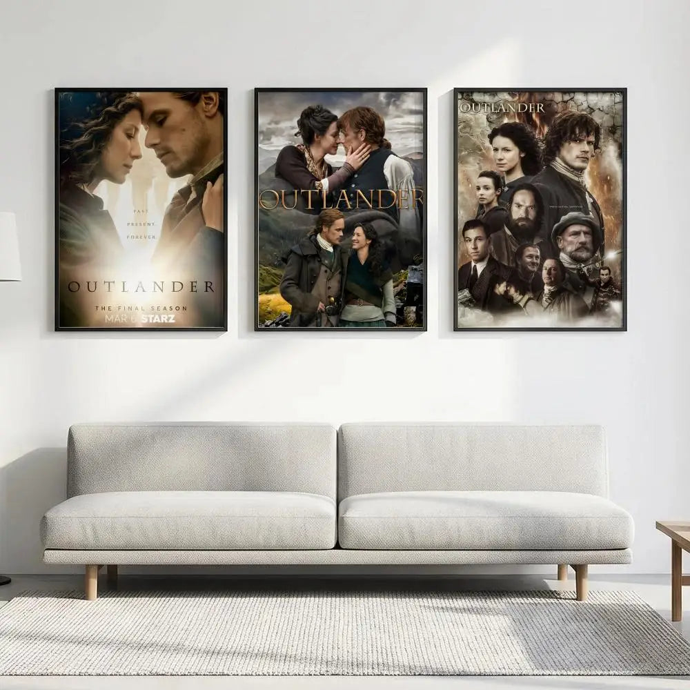 Outlander TV Show Poster – HD Waterproof Sticky Wall Art Wall Art Poster Axl
