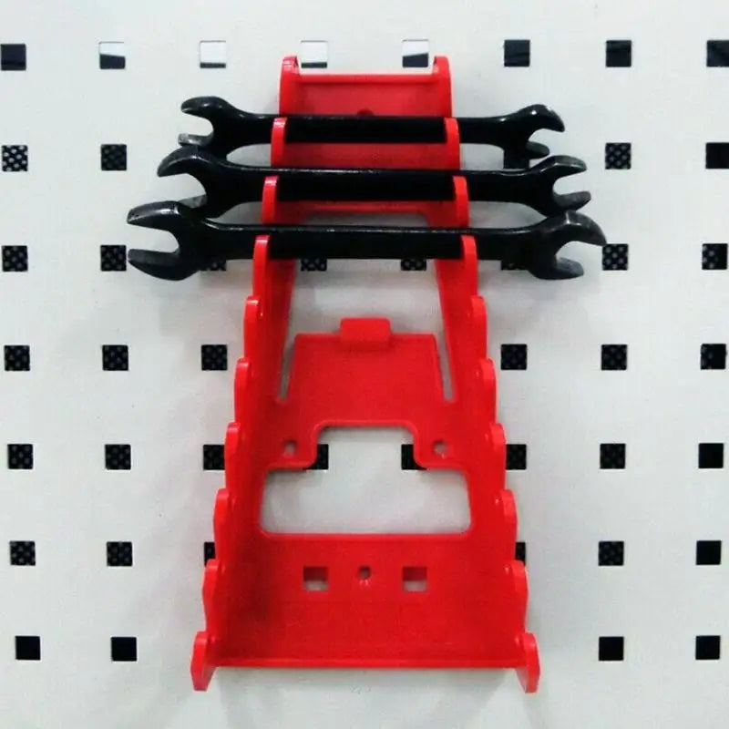 KITPIPI Red Plastic Wrench Organizer Tray – Holds 6 Wrenches Wrench Organizer Tray Axl