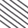 Black Silver Gimp Braid Lace Trim 4mm – 10 Yards Polyester Decorative Lace Trim Axl AECH04-18215