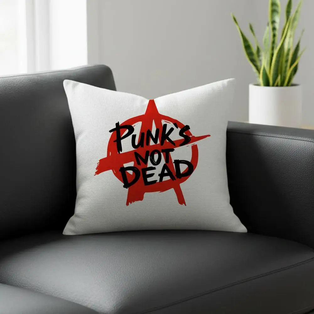 Skull Print Linen Cushion Cover – Sofa, Bed & Chair Decor Linen Cushion Cover Axl White6 30X30cm