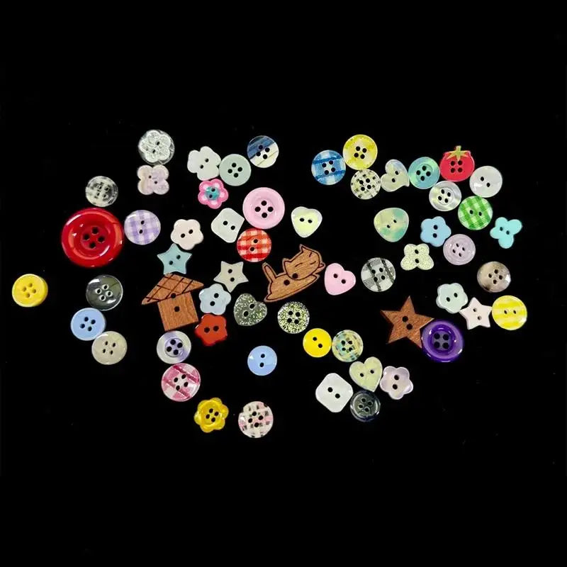 10 Pcs Random Cute Plastic Sewing Buttons for DIY Crafts Craft Sewing Buttons Axl