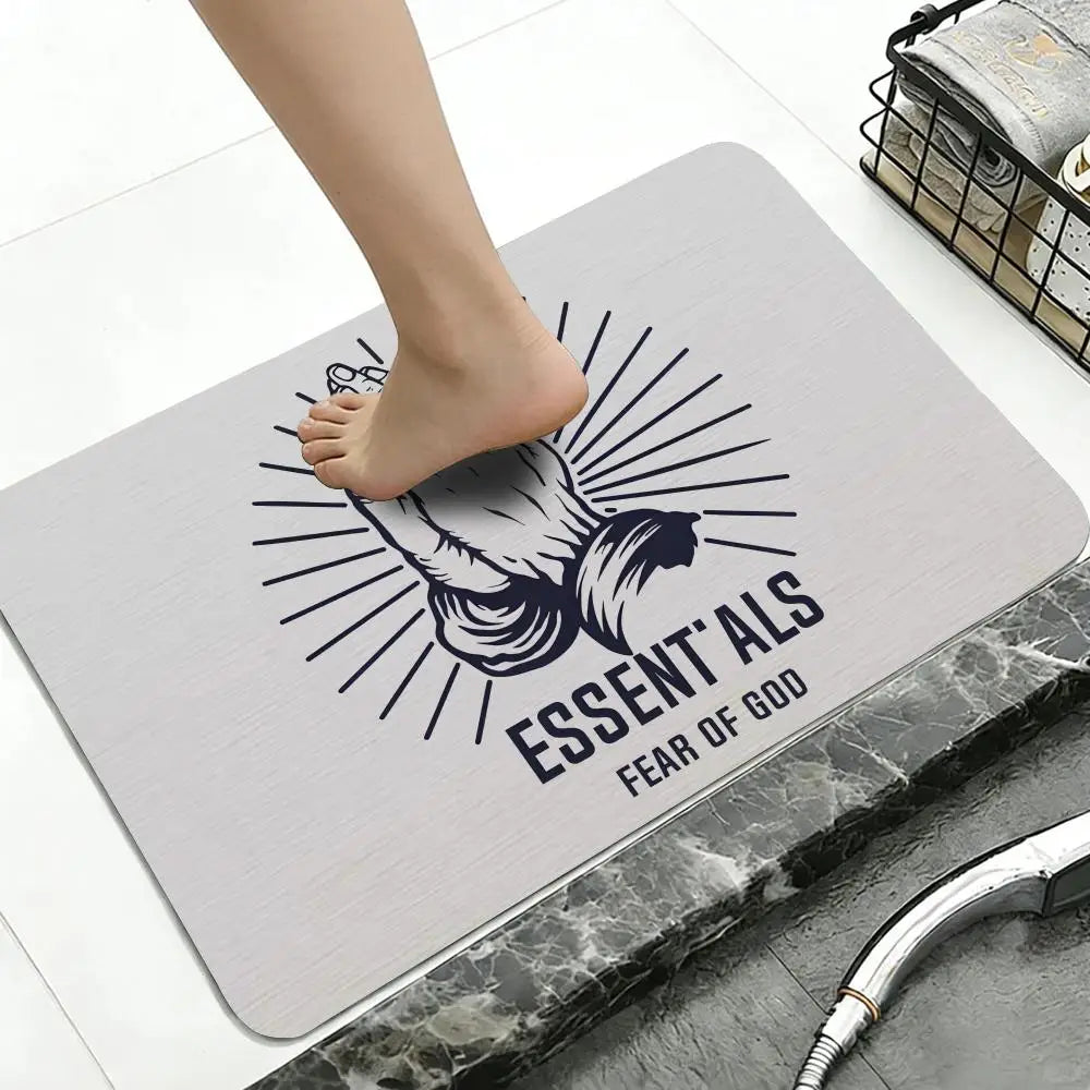 Diatomite Bath Mat – Quick Dry, Absorbent & Anti-Slip Diatomite Bath Mat Axl