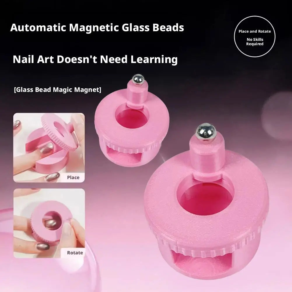 Rotating Cat Eye Nail Magnet – Wide Beam Glass Bead Effect Tool Nail Art Magnet Axl