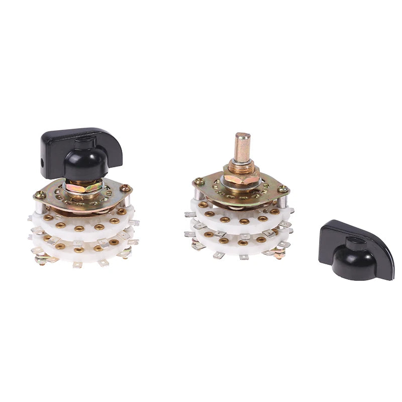 Rotary Switch Selector 2-Pole & 4-Pole Multi-Position with Cap Rotary Switch Axl