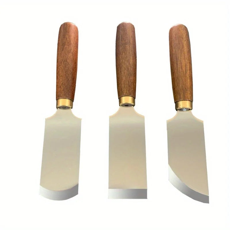 Sandalwood Leather Cutting Knife – D2 Steel DIY Leathercraft Tool Leather Craft Knife Axl