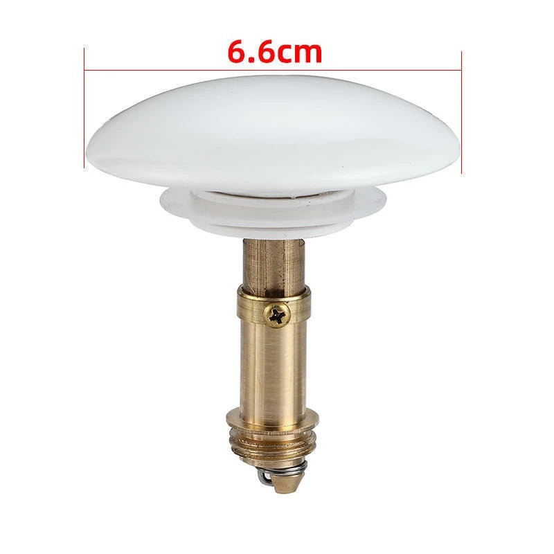 Pure Copper Bounce Drain Filter – Press Type Wash Basin Cover Drain Filter Cover Axl E