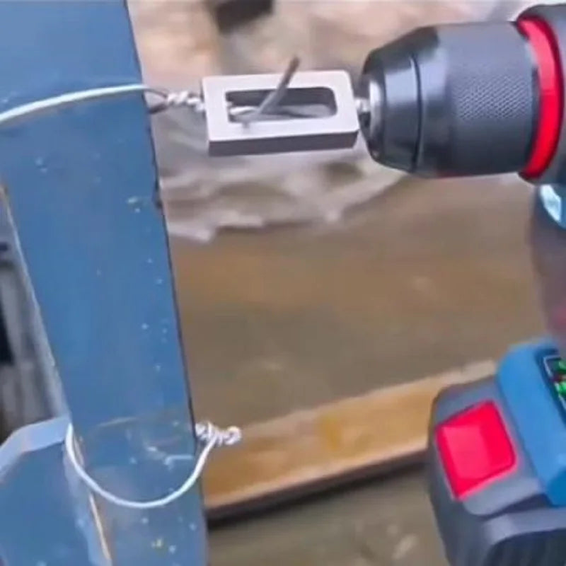 Drill Wire Twister Tool – Fence Wire Tying Chuck for Electric Drill Wire Twister Tool Axl