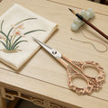 Vintage Stainless Steel Sewing Scissors – Embroidery & Tailor Sewing Scissors Axl Scissors-Rose golden