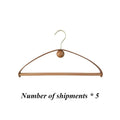 Nordic Beech Wood Hangers – Non-Slip Clothing Rack (5 Pack) Wooden Clothes Hangers Axl Hanger x5