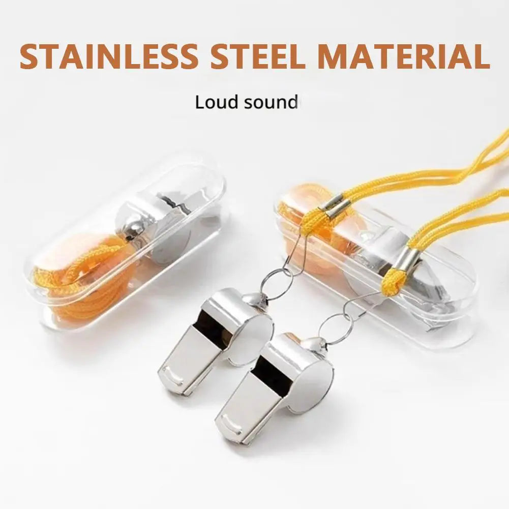 Stainless Steel Referee Whistle – Sports, PE & Coaching Referee Whistle Axl