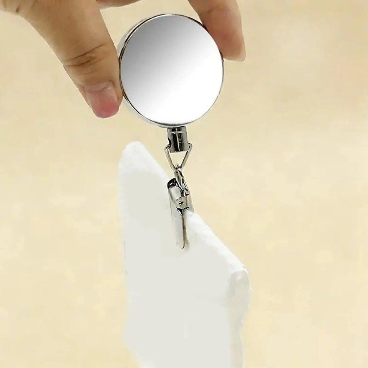 Retractable Wall-Mounted Towel Clip – Auto Spring Hook Retractable Towel Hook Axl