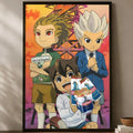 Inazuma Eleven Anime HD PVC Self-Stick Wall Poster | Waterproof