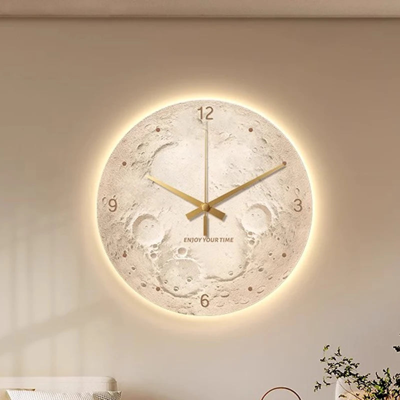 Luminous 60cm Nordic Wall Clock – Modern Luxury Home Decor Decorative Wall Clock Axl