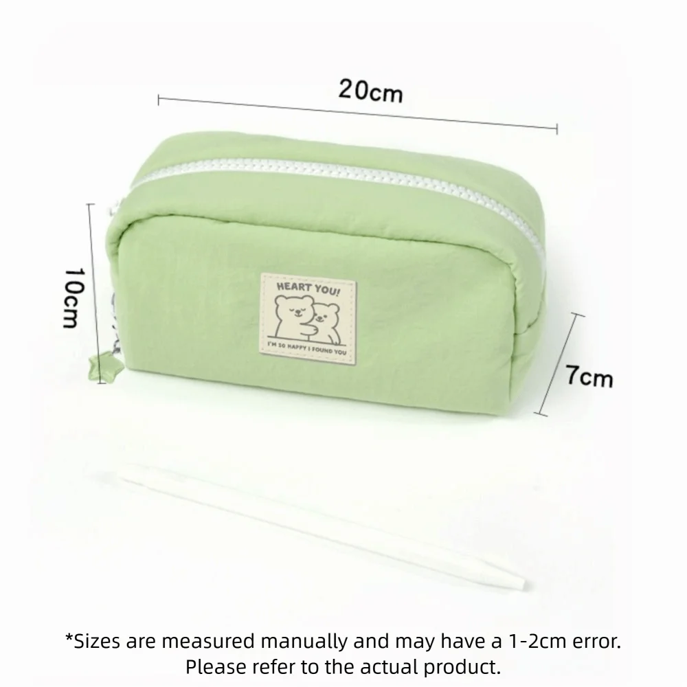 Large Capacity Pencil Case – Fabric Pen Bag with Star Pendant Pencil Case Axl