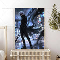 Gojo Satoru Anime Wall Poster – Self-Adhesive Waterproof Sticker Anime Wall Poster Axl z4 30x42cm No Frame