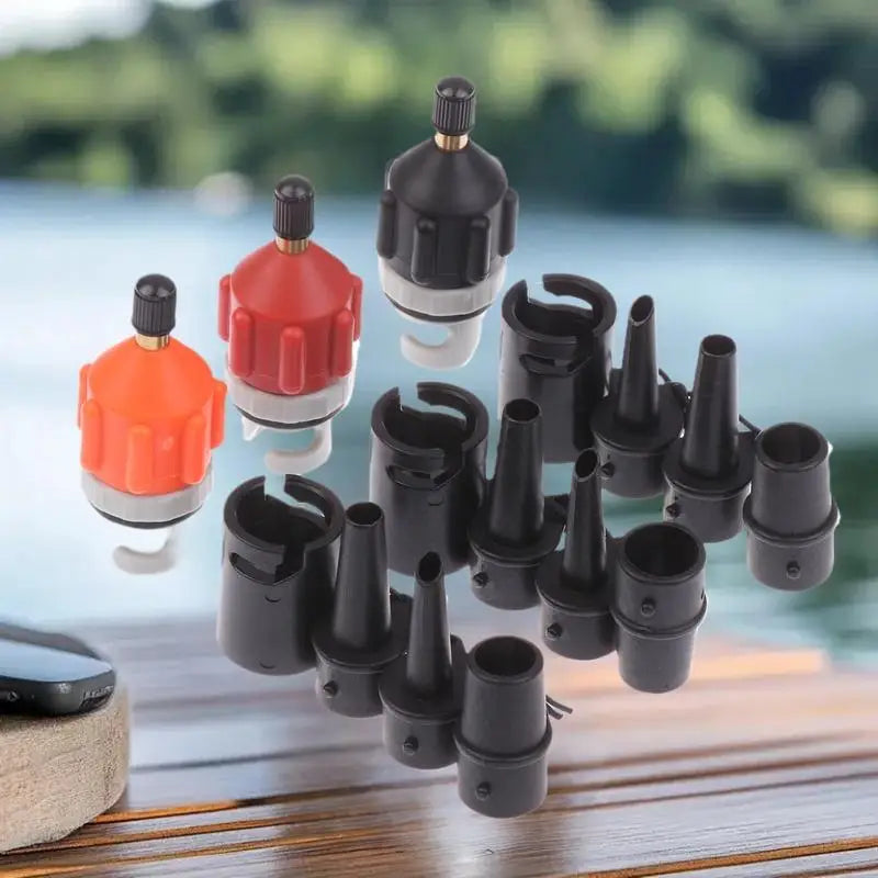 Air Valve Adapter Kit for SUP Board, Kayak & Inflatable Pump Pump Valve Adapter Axl