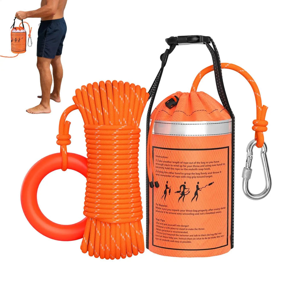 Water Rescue Throw Bag – 15m Floating Rope Set Rescue Throw Bag Axl