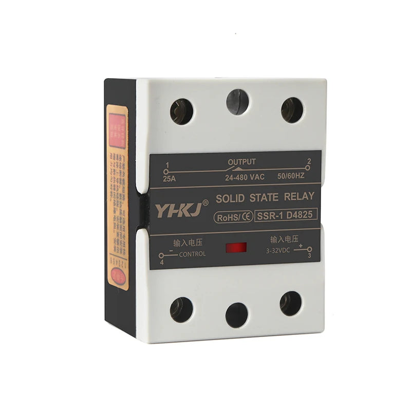 Solid State Relay 10A–120A DC-AC AC-AC DC-DC SSR | 24-480VAC Solid State Relay Axl