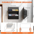 Adhesive Wall Shoe Rack – Space-Saving Organizer for RV & Home Wall Shoe Organizer Axl Black
