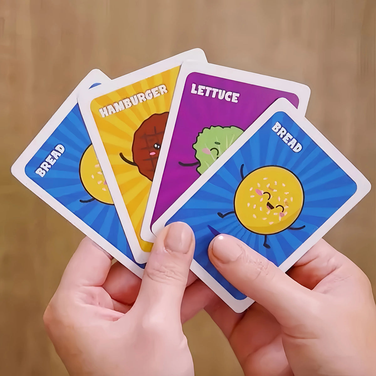 Slapburger Card Game – Fast Slap Strategy Party Game for 2-6 Party Card Game Axl