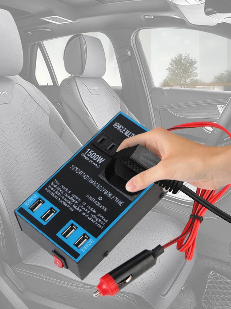 200W Car Power Inverter DC 12V/24V to AC 110V/220V + USB Car Power Inverter Axl