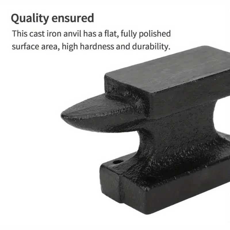 Cast Iron Bench Vise with Anvil – Mini DIY Metalworking Tool Bench Vise Anvil Axl