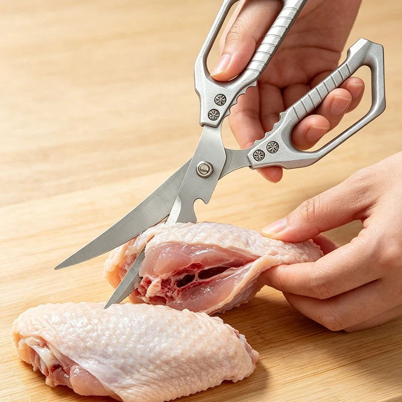 Multifunctional Kitchen Scissors – BBQ Shears for Meat & Fish Kitchen Shears Axl