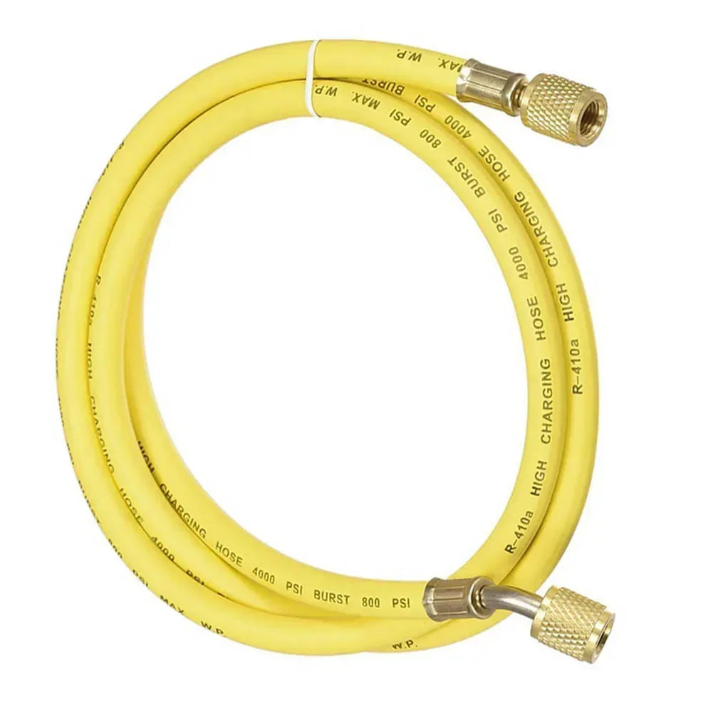 1/4 SAE AC Charging Hose 800 PSI – Yellow Brass, 1.5M Flexible AC Charging Hose Axl