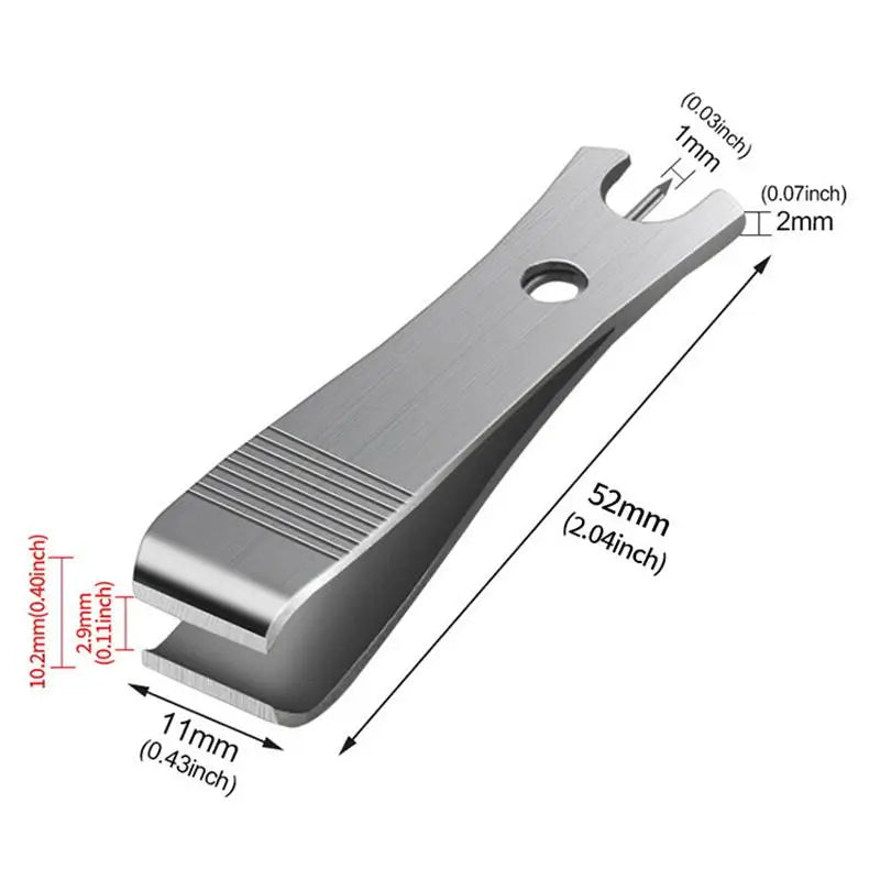 Stainless Steel Fishing Line Cutter & Hook Eye Cleaner Tool Fishing Line Cutter Axl B