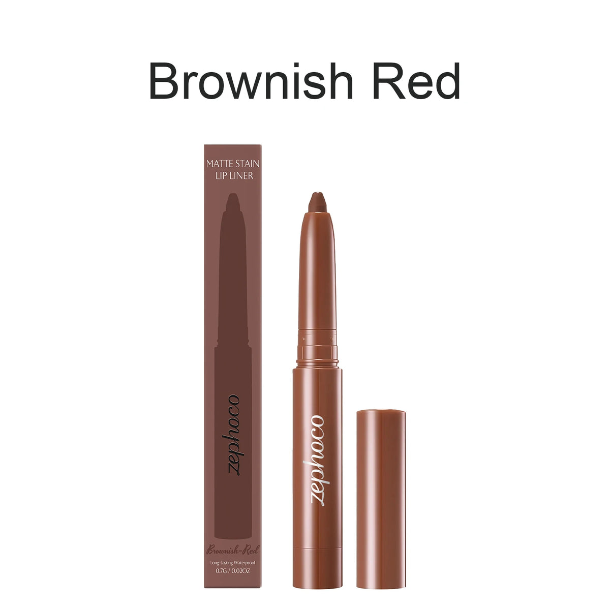 Matte Lip Liner Set – 3 Shades, Long-Lasting Color Lock Matte Lip Liner Axl Brownish Red
