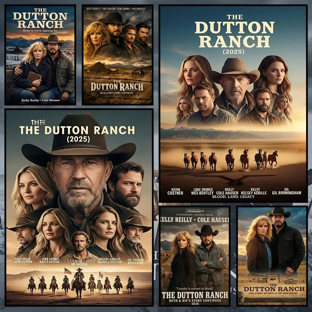 Dutton Ranch Wall Poster – Self-Adhesive HD Waterproof Art Print Wall Art Poster Axl