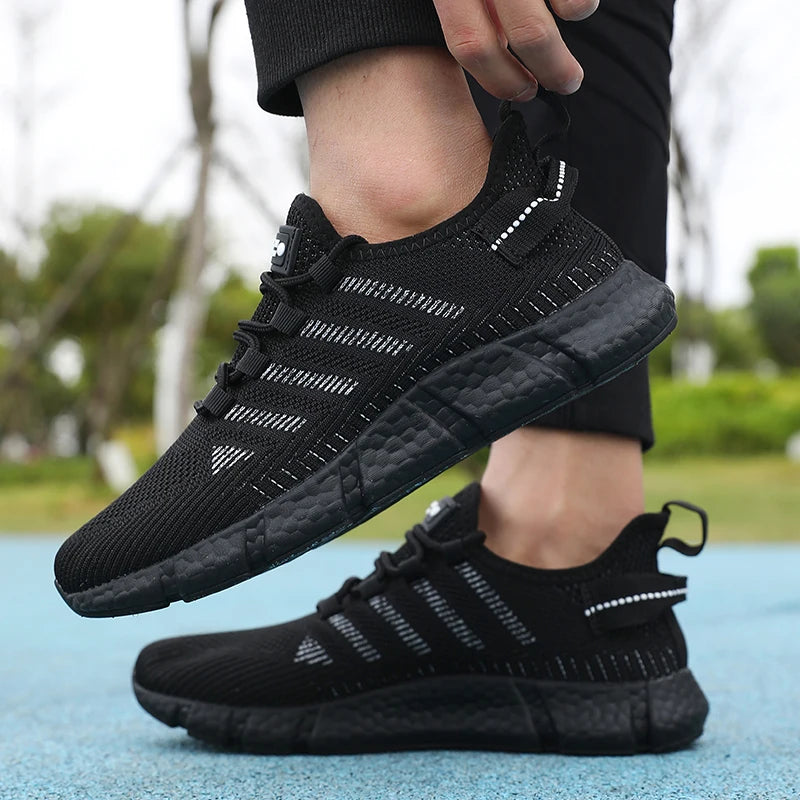 ZULIWAGN Men's Breathable Mesh Running & Walking Shoes Men's Athletic Shoes Axl