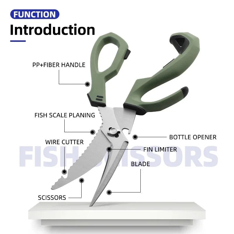 Heavy-Duty Detachable Stainless Steel Kitchen Scissors Kitchen Scissors Axl