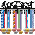 Football Soccer Medal Hanger – Wooden Wall Display Rack Medal Display Rack Axl AECH04-18981