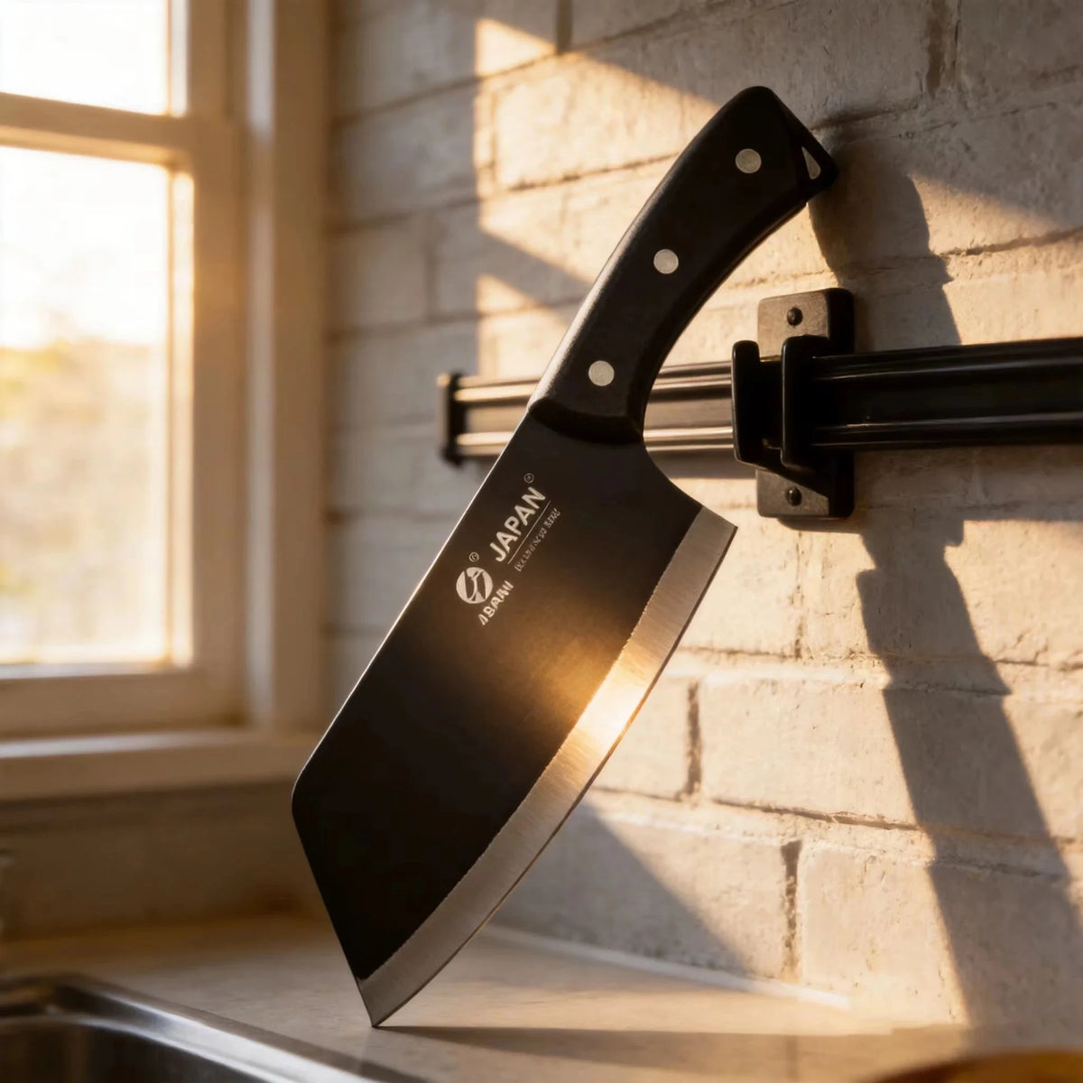Stainless Steel Chinese Chef's Cleaver – Forged Kitchen Knife Kitchen Cleaver Knife Axl