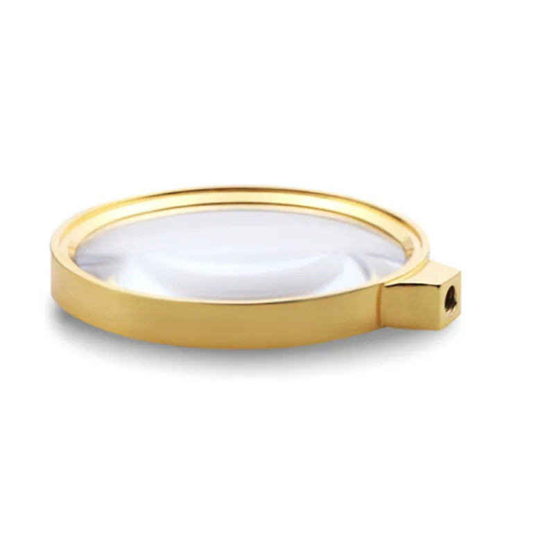 90mm 6X Magnifying Glass with Solid Wood Handle – Handheld Handheld Magnifying Glass Axl