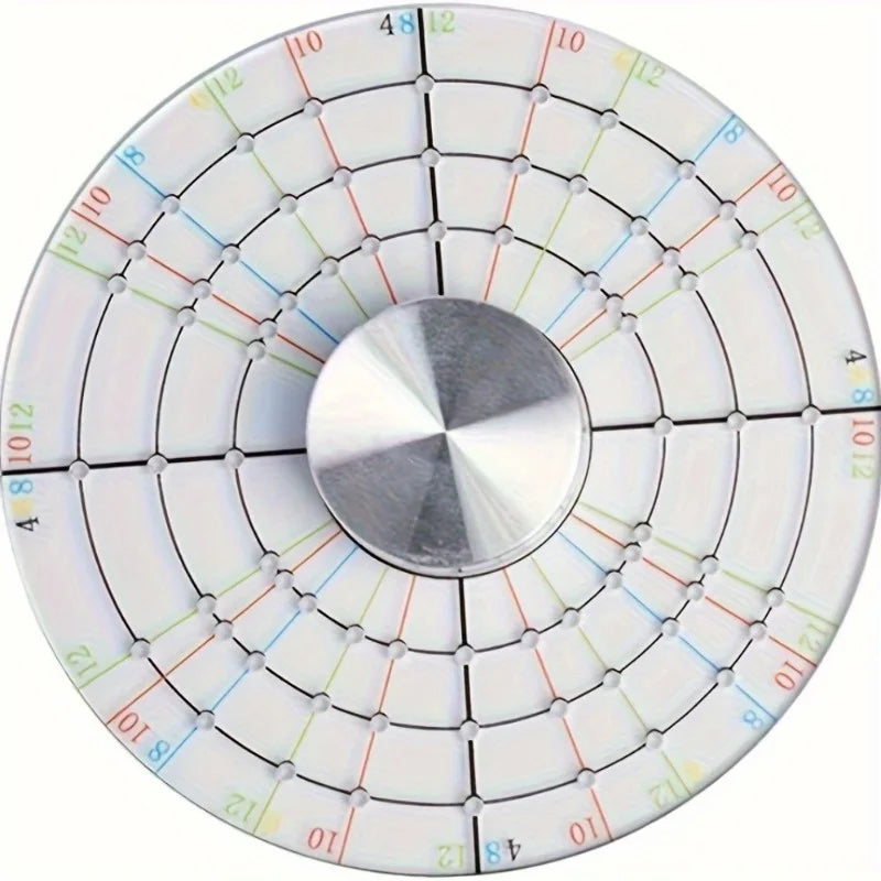 Acrylic Rotary Pottery Trimming Disc – Circle Divider Tool Pottery Trimming Tool Axl