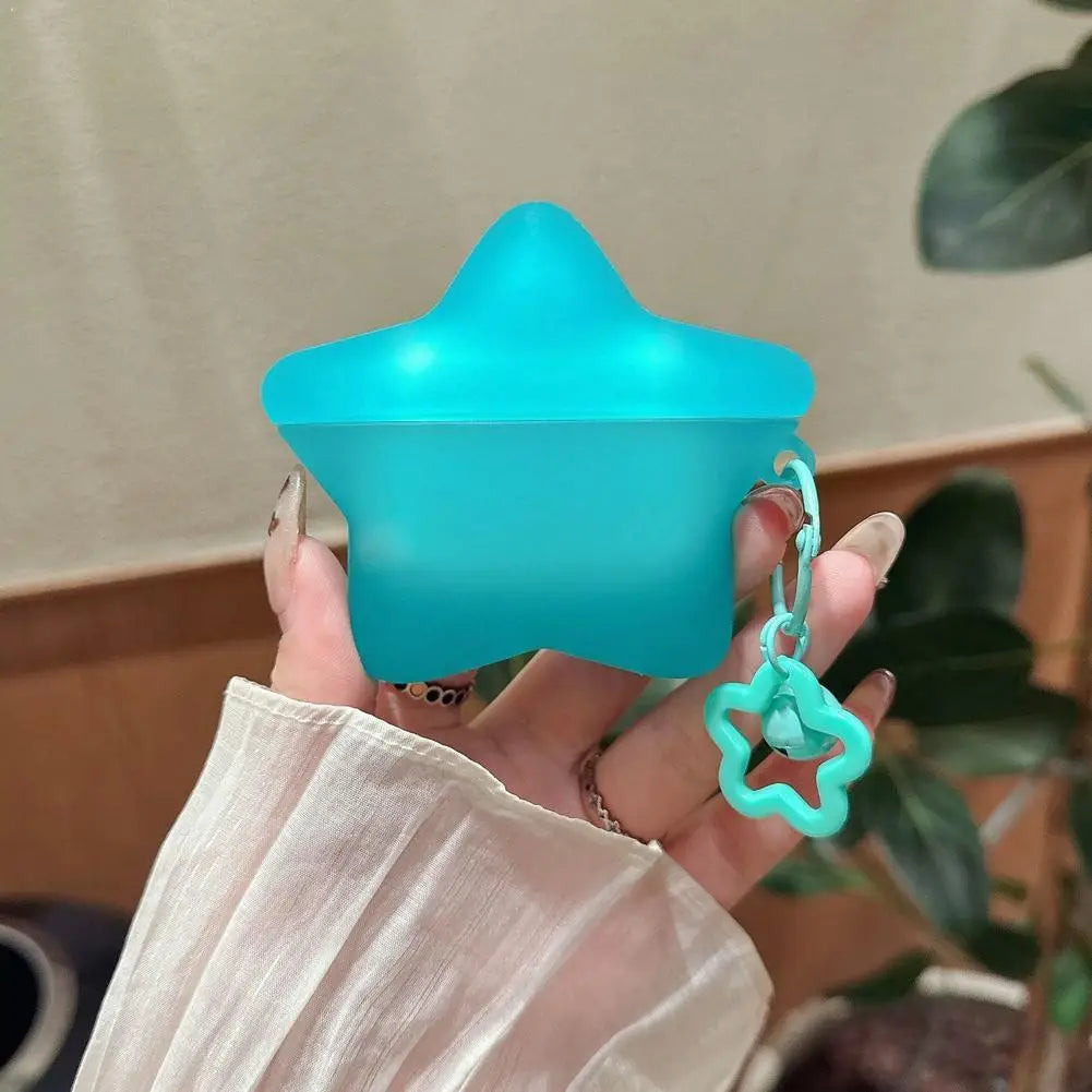 Star-Shaped Glow Silicone Case for AirPods Pro 3 + Pendant Earphone Silicone Case Axl
