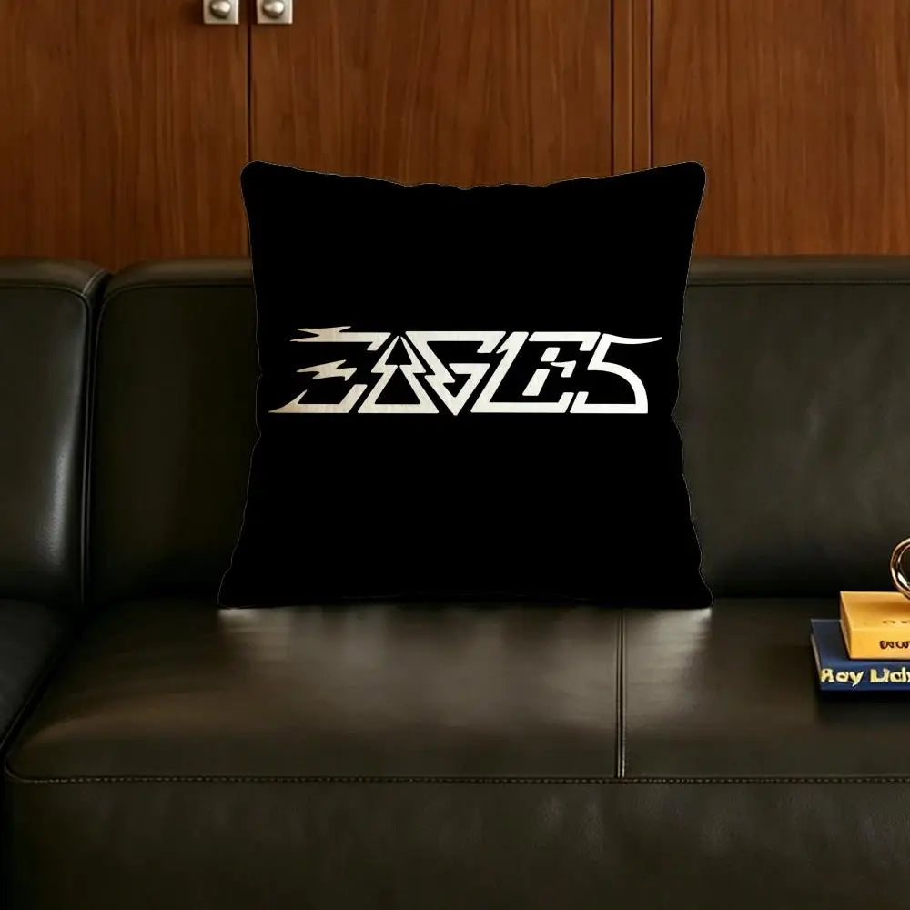 Eagles Band Linen Cushion Cover | Sofa Pillow Case Multi-Size Decorative Cushion Cover Axl