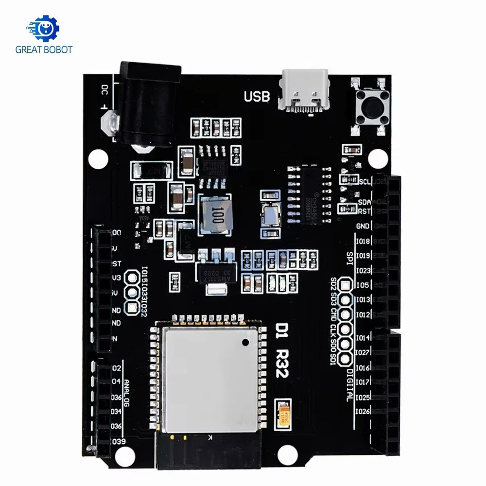 ESP32 WiFi Bluetooth Dev Board UNO D1 R32 CH340G 4MB Flash Development Board Axl