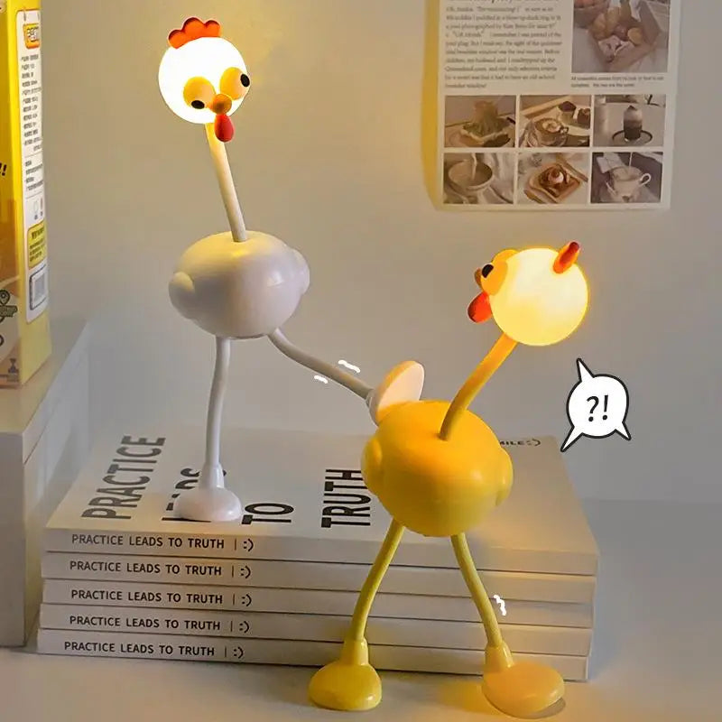 Cartoon Chicken Night Light – Cute Kids Bedside Lamp for Nursery Kids Night Light Axl