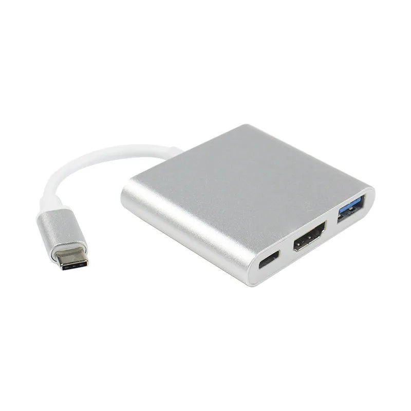 3-in-1 USB-C to HDMI 4K Adapter Cable | USB 3.0 Converter USB-C HDMI Adapter Axl