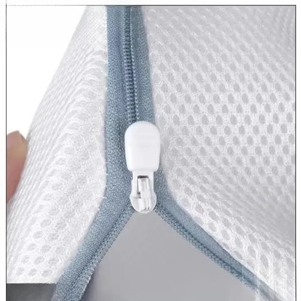 Mesh Shoe Laundry Bag – Zipper Polyester Wash Bag for Sneakers Mesh Laundry Bag Axl