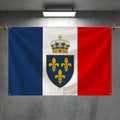 France Flag Banner – Indoor & Outdoor Wall Décor, 6 Sizes Flag Banner Axl White1 50x70cm