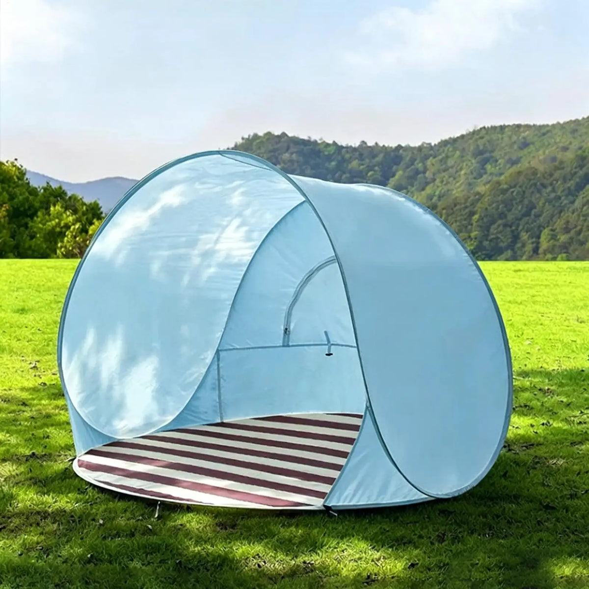 Portable Pop-Up Beach Tent Canopy – Family Sun Shade Pop-Up Beach Tent Axl